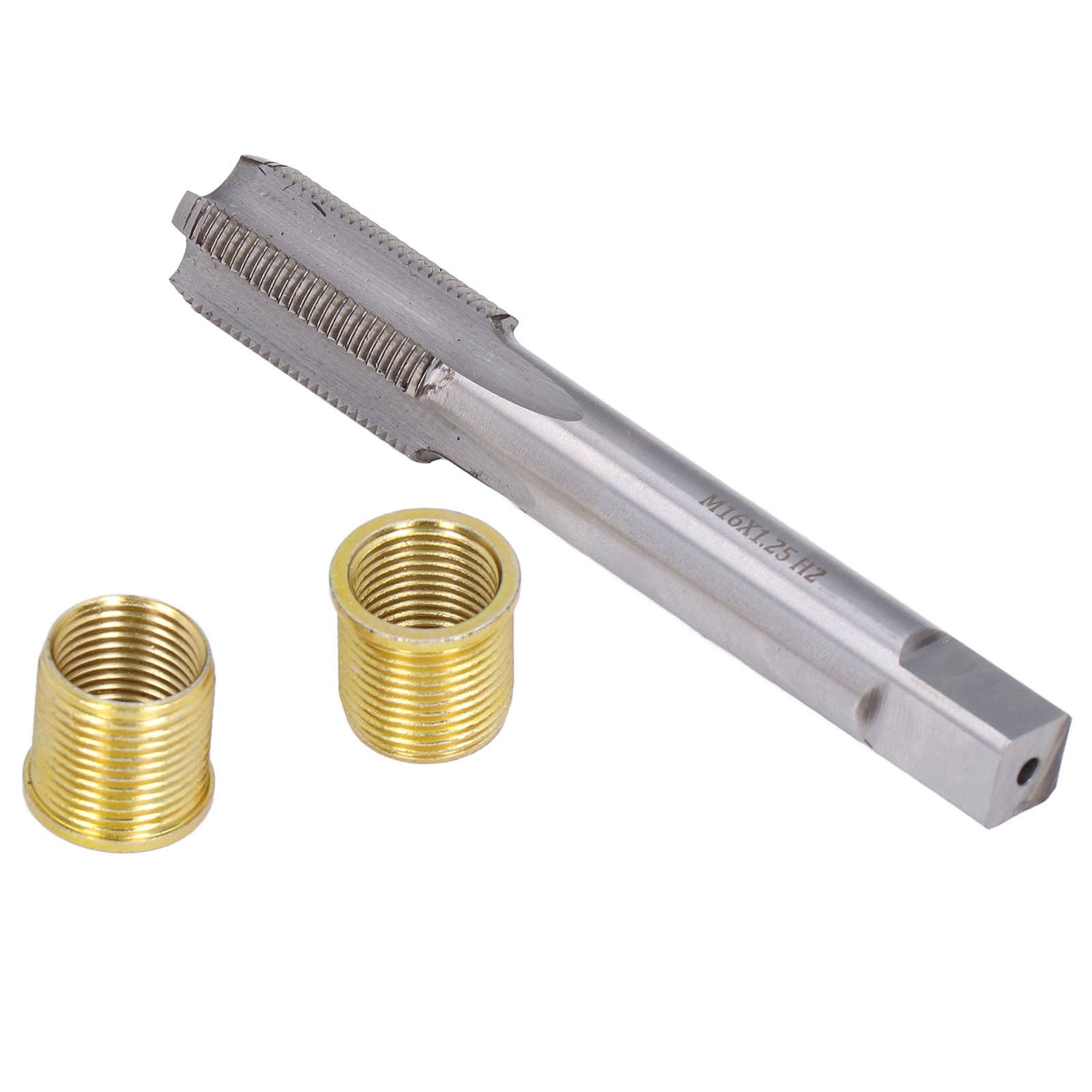 Kit Réparation Filetage Bougie D'Allumage M10x1.25 - Taraud M12x1.25 Acier Inox - Pour Moteurs à Essence/Diesel - 5