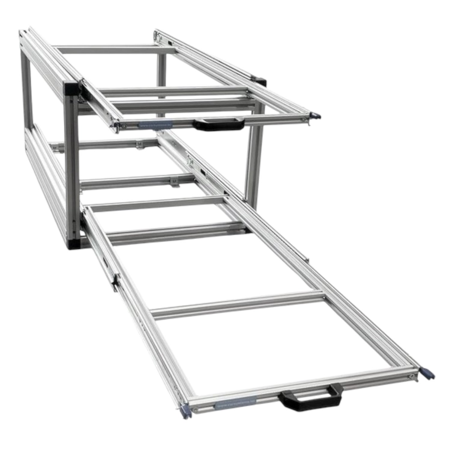 Plateau Coulissant Aluminium Pour Camping-Car 90x40cm - Charge 130kg | Pour Bacs Standards 40x30 & 60x40