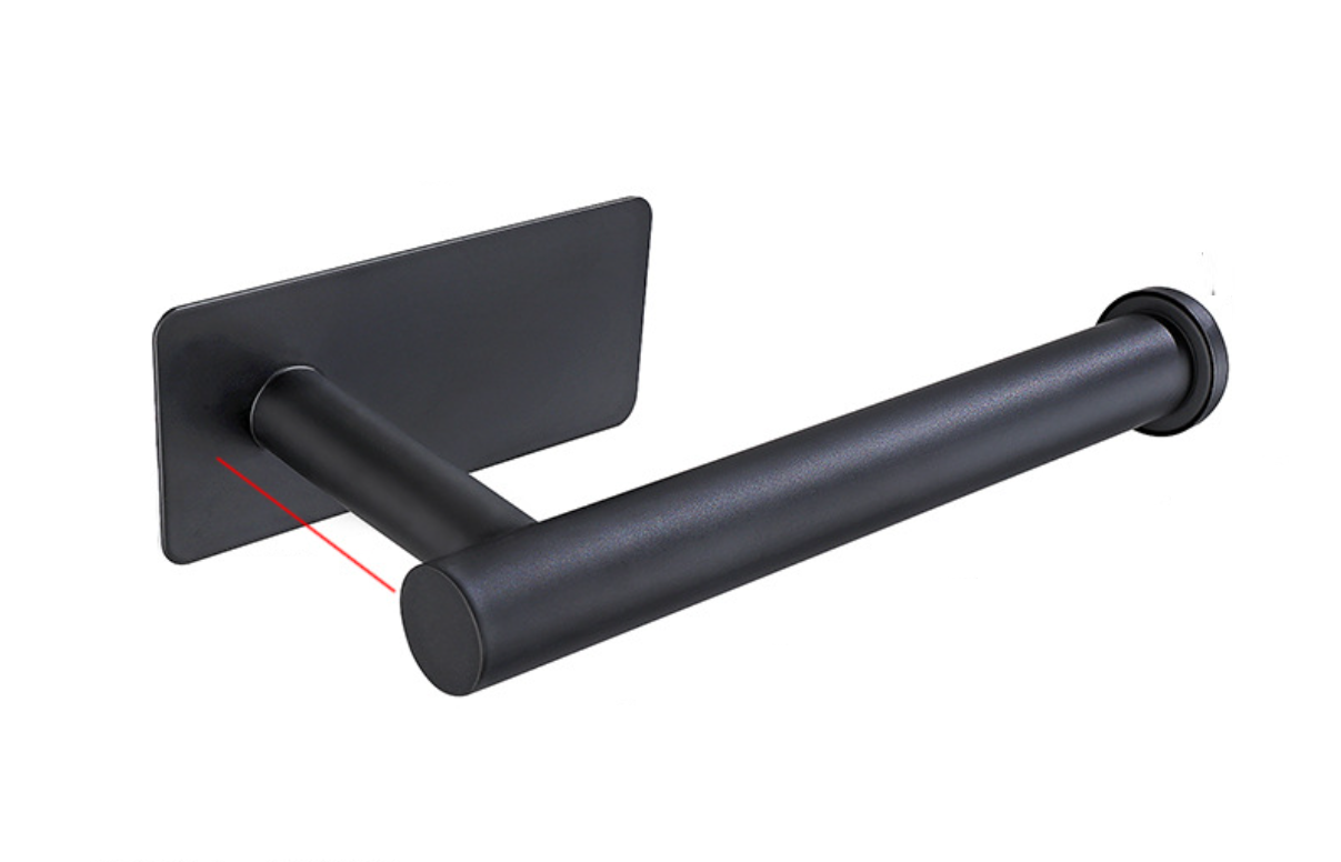 Porta Carta Igienica A Parete In Acciaio Carbonio Nero Con Vano Per Salviette Umidificate – Design 2-in-1, Braccio Rotabile, Montaggio A Vite, Per Bagno E Lavanderia