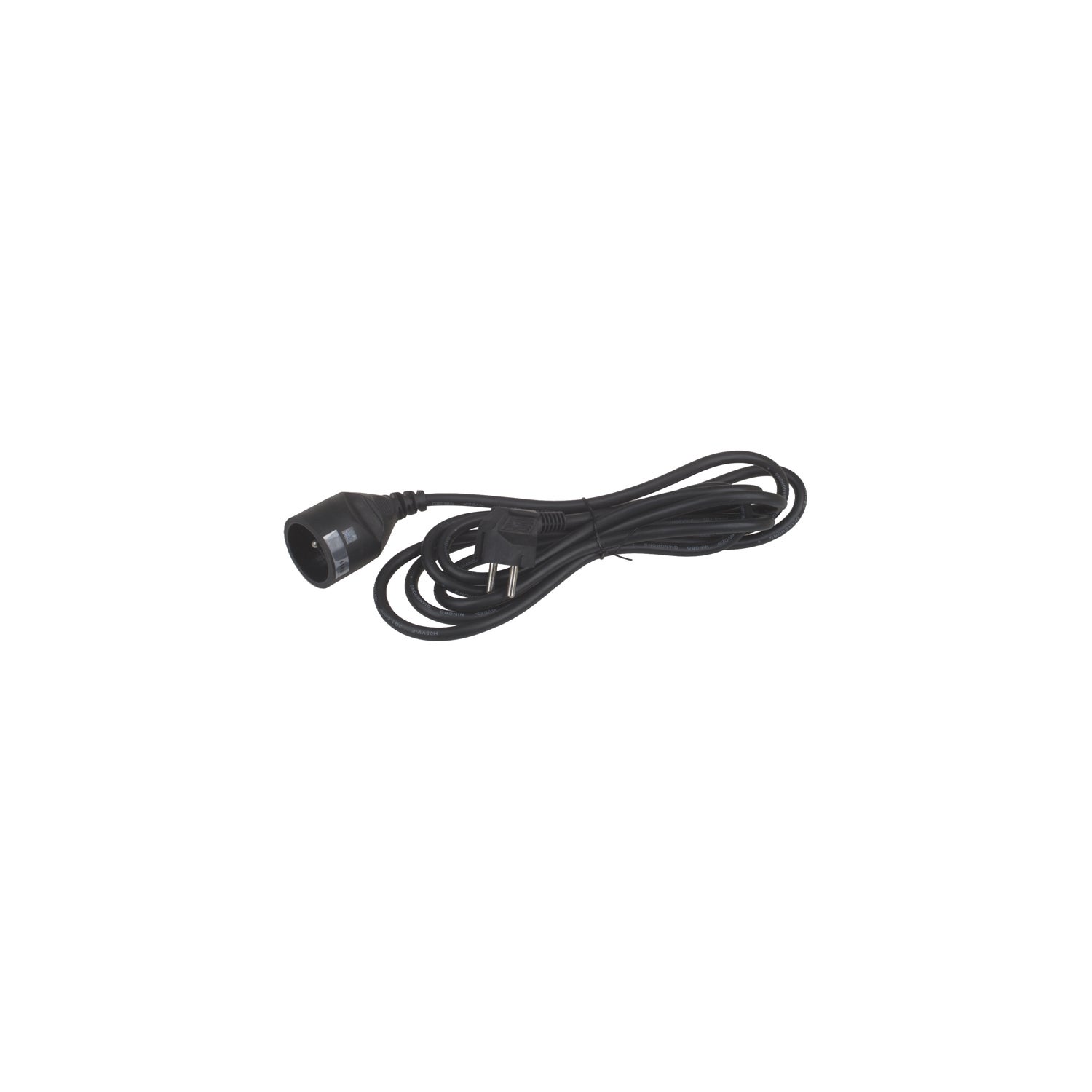 Rallonge électrique Orange CHACON - 25 Mètres - 3500W - 16A - Câble PVC Souple - Prise Française