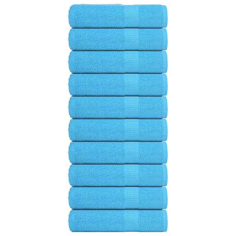 Ręczniki kąpielowe, FROGN, 10 szt., turkusowe, 70x140 cm, 360 g/m² vidaXL