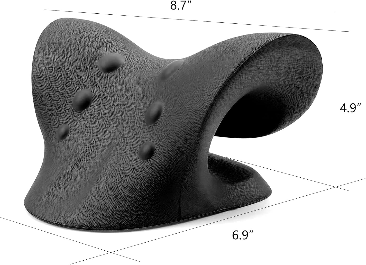 Rilassante per collo e spalle, dispositivo di trazione cervicale per alleviare il dolore e allineare la colonna cervicale, cuscino chiropratico | Leroy Merlin