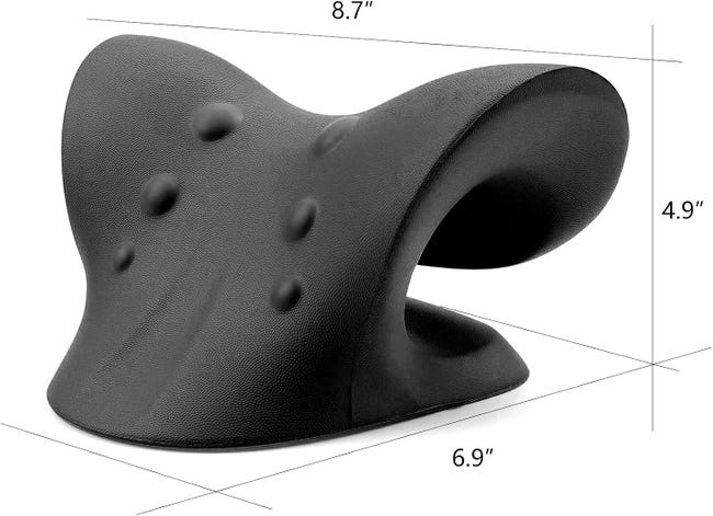 Rilassante per collo e spalle, dispositivo di trazione cervicale per alleviare il dolore e allineare la colonna cervicale, cuscino chiropratico | Leroy Merlin Rilassante per collo e spalle, dispositivo di trazione cervicale per alleviare il dolore e allineare la colonna cervicale, cuscino chiropratico | Leroy Merlin