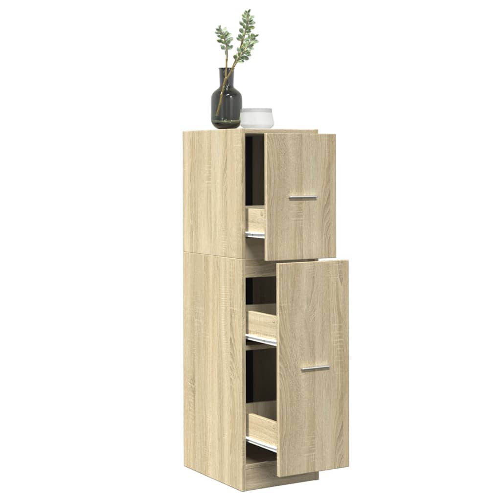 Armoire d'apothicaire chêne sonoma 30x41x118 cm bois ingénierie | Leroy ...