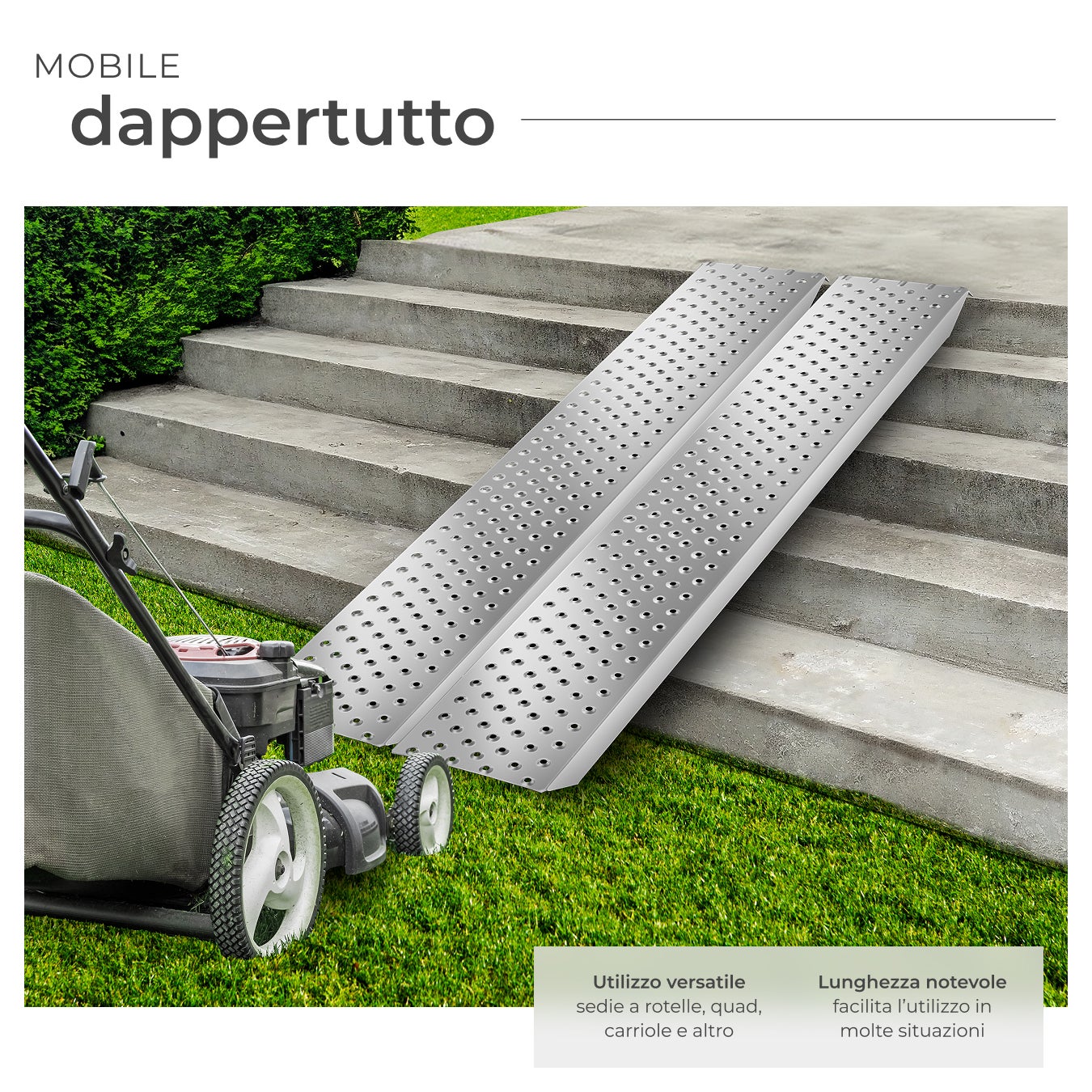 TECTAKE Rampas de carga Kit de 2 - 3