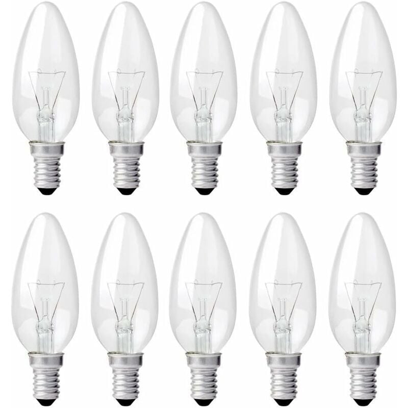 LED ATOMANT Confezione Da 5 Lampadina LED E14 Candela C37 6W, Colore Bianco Neutro, 610 Lumen, Attacco Sottile, Equivalente A Quello Tradizionale Da 60W
