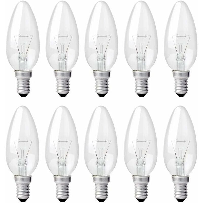 LED ATOMANT Confezione Da 5 Lampadina LED E14 Candela C37 6W, Colore Bianco Neutro, 610 Lumen, Attacco Sottile, Equivalente A Quello Tradizionale Da 60W