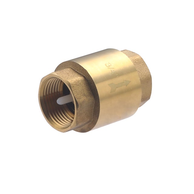 Clapet Anti-retour En Laiton 3/4" AG Vers IG - Filetage Intérieur/extérieur, étanche, Pour Pompe, Jardin, Machine à Laver