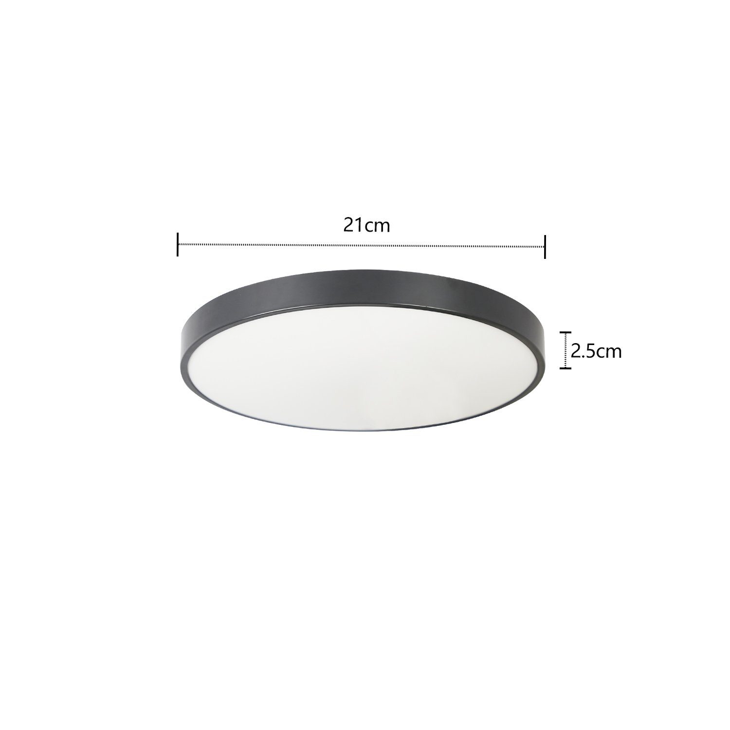 ZMH Luzes de teto LED modernas para sala de estar, banheiro, cozinha, quarto, corredor - 6