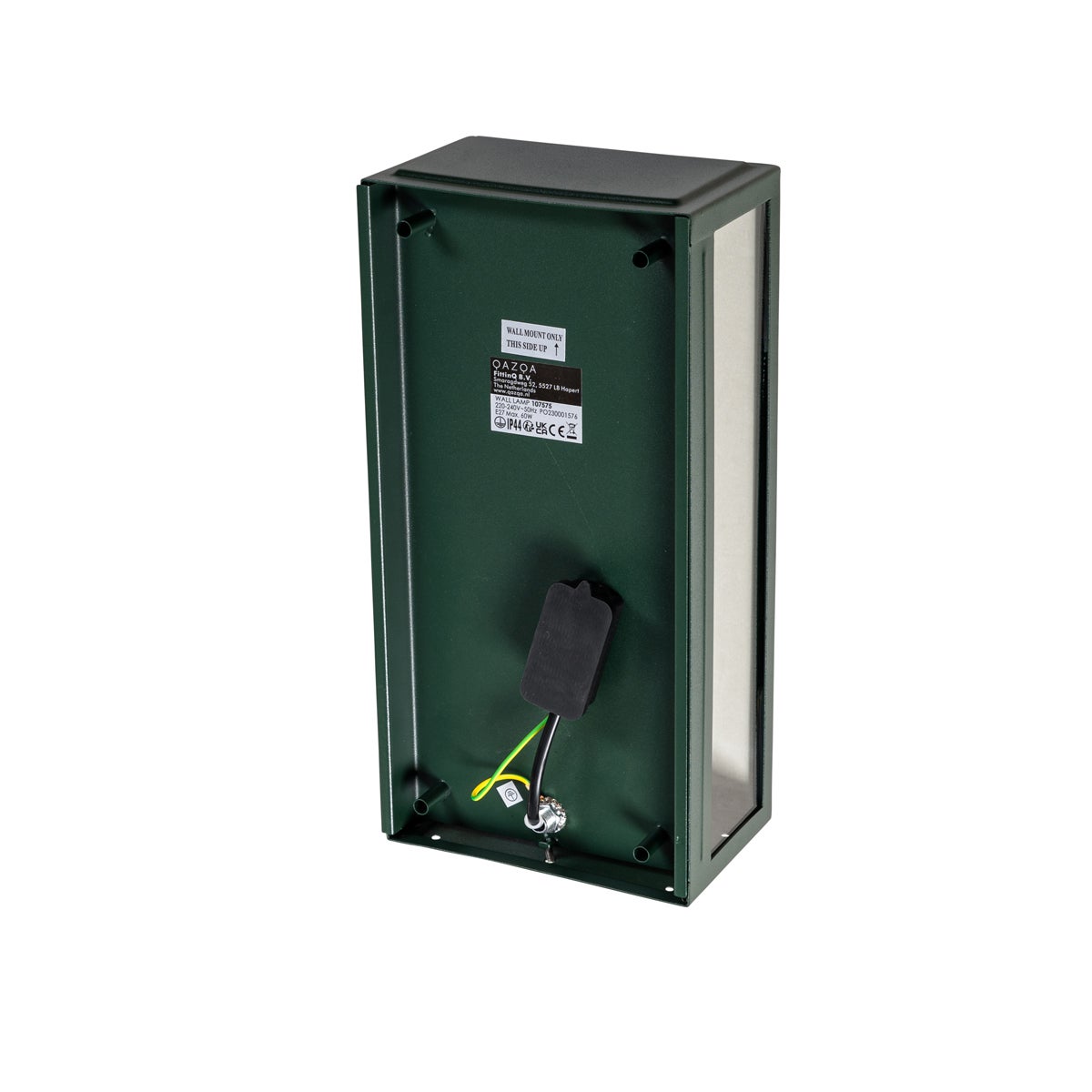 Qazqa industriel applique murale extérieure, lampe murale pour jardin - Rotterdam - vert, max. 60w, e27, 16cm, IP44, - 9