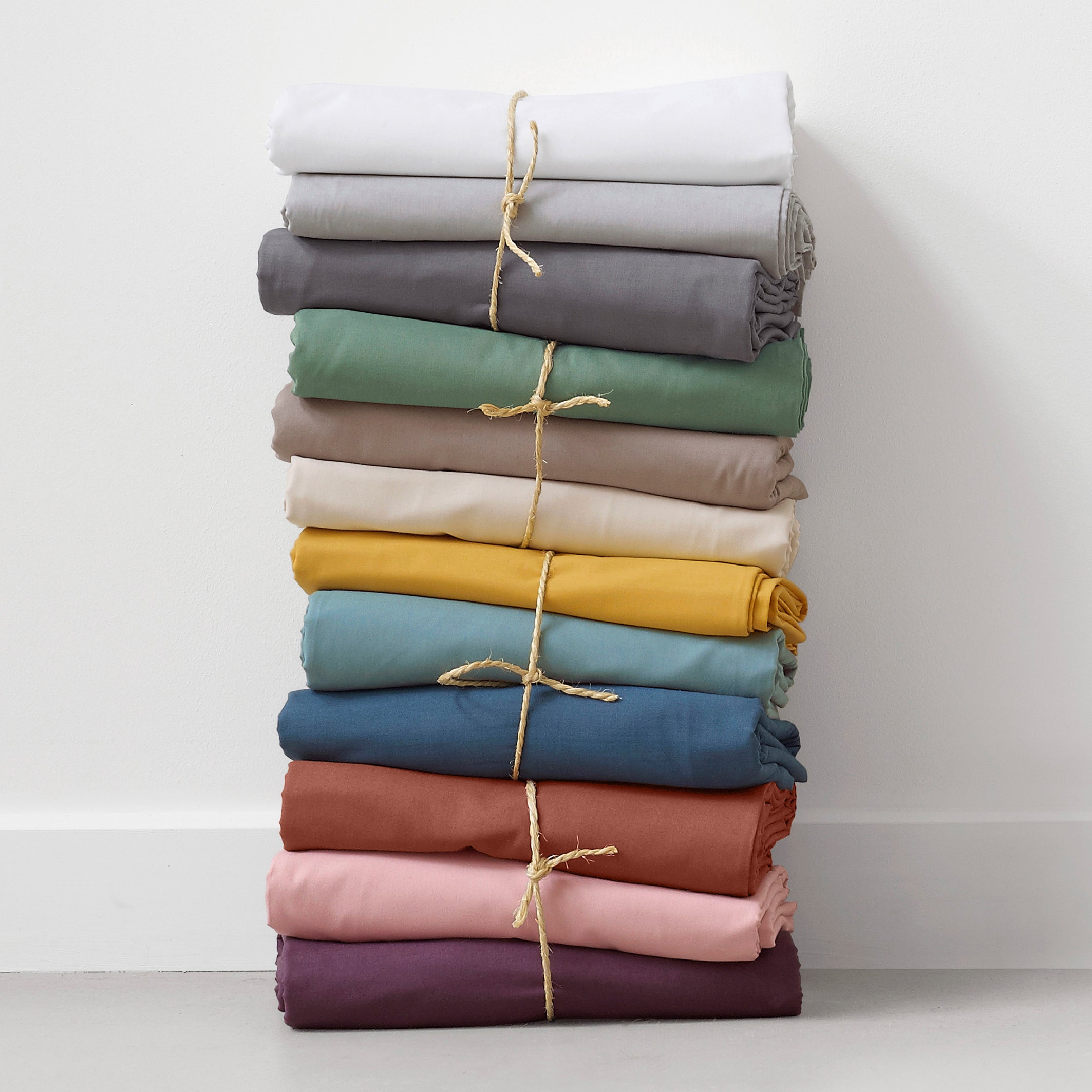 Drap housse uni coton bio, lit articulé, Scenario - Vert absinthe - 160 x 200 cm - 9