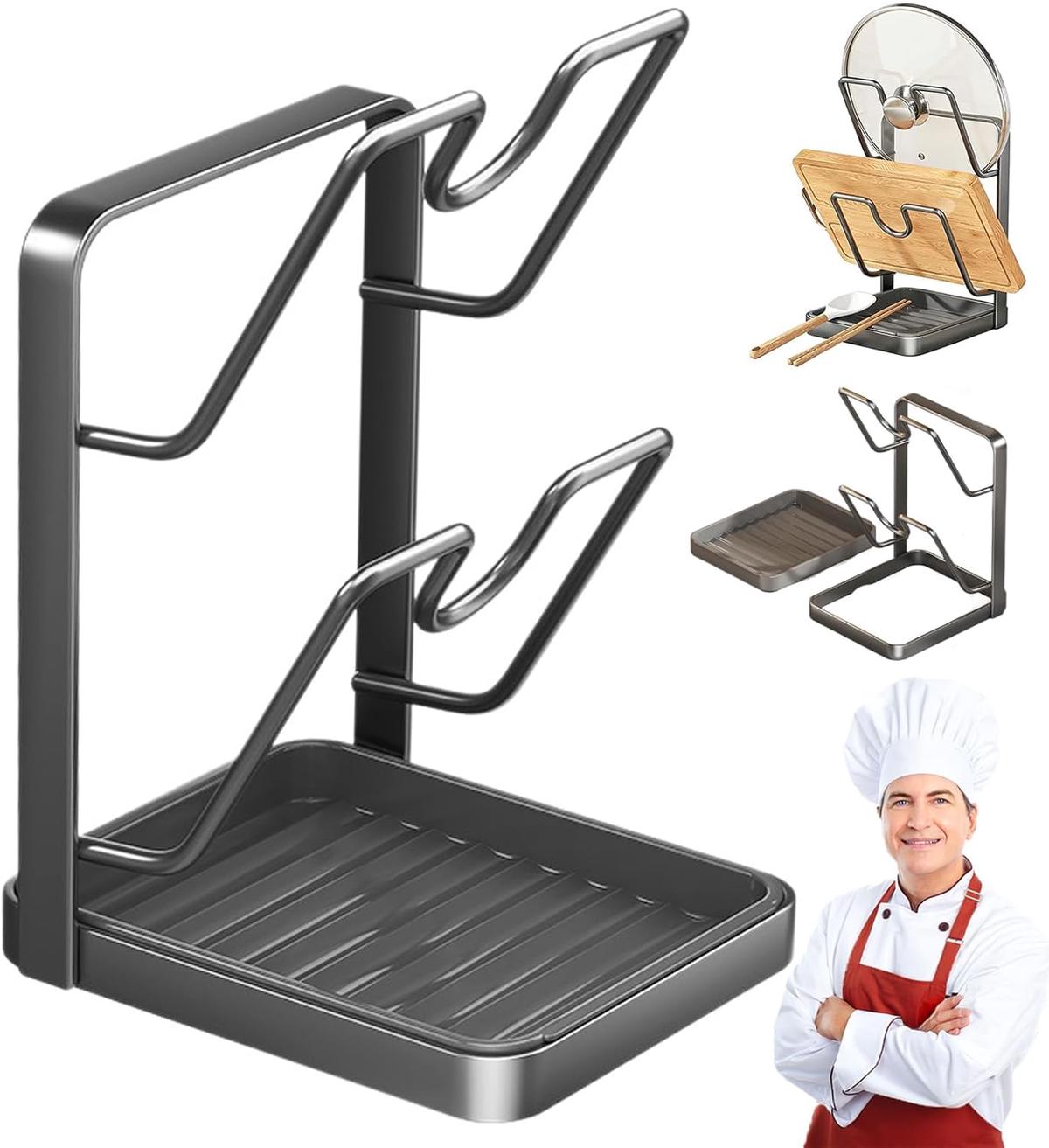 Générique Porte couvercle cuisine avec plateau intégré – Support ...