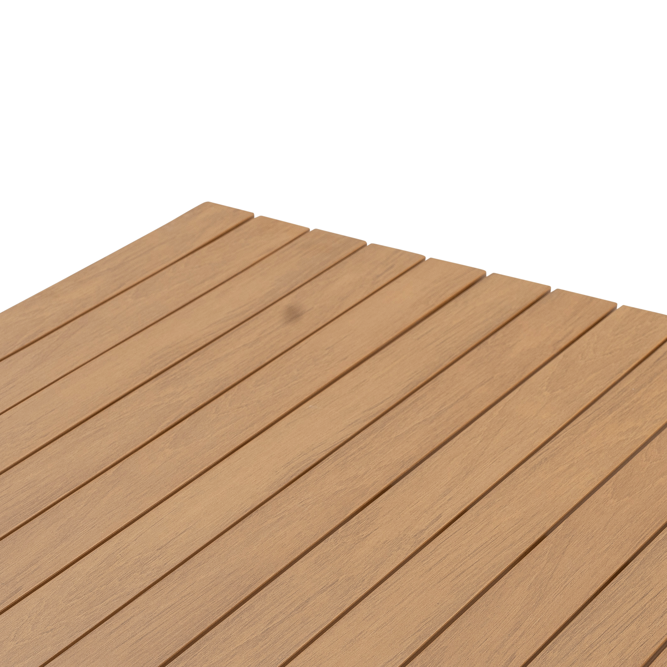 Set jardin mesa 130x70 y 4 sillas de textileno y aluminio blanco - Osaka - 5