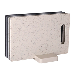 Set 3 Taglieri In Plastica Con Supporto Joseph Joseph Nest 32 X 22 Cm Grigio Blu