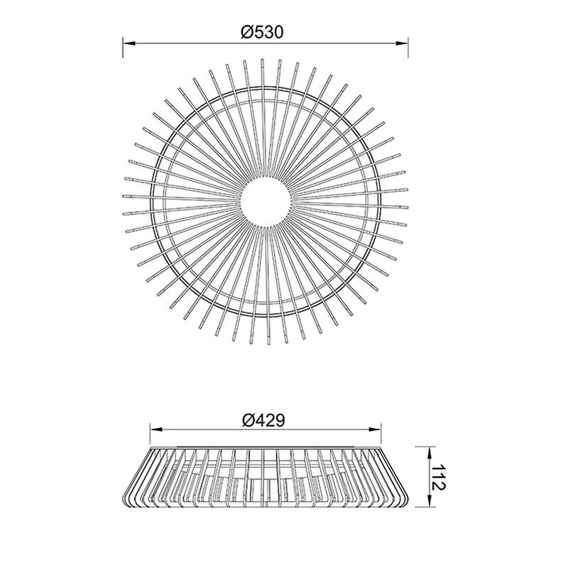 Plafonnier LED 56W 3000K HIMALAYA PLAFON Blanc - 4