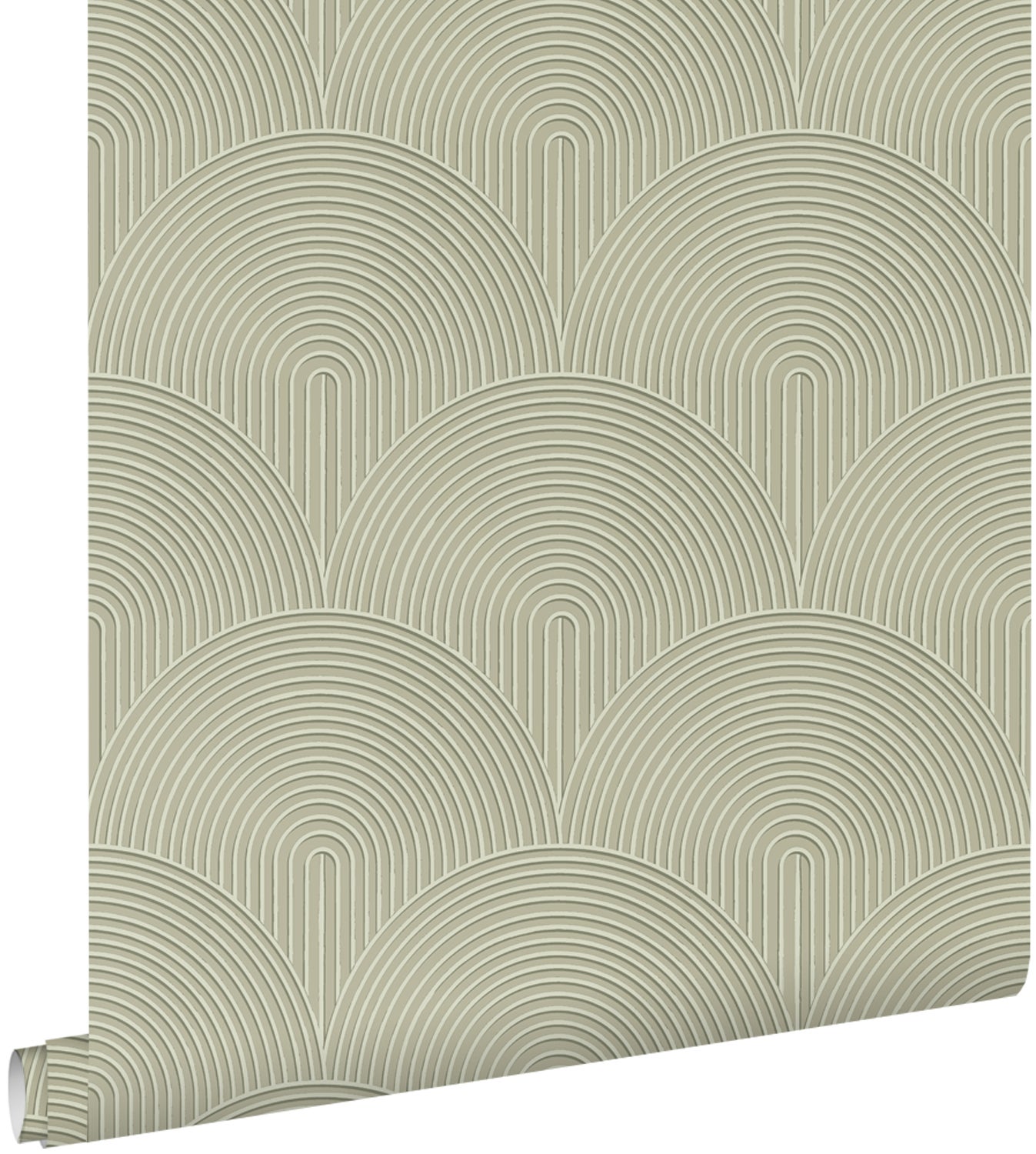 Tapeta Motyw 3D zielonym - 50 x 900 cm - ESTAHOME