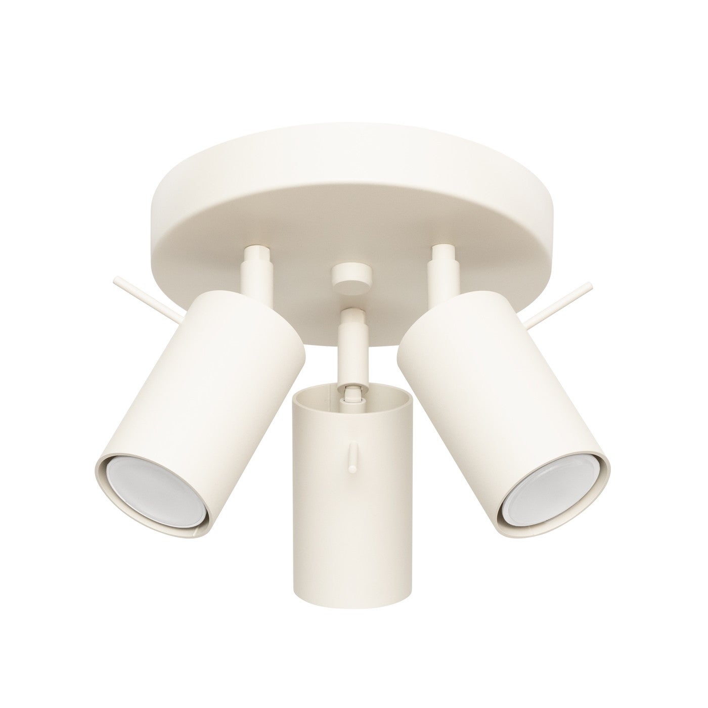 Reflektor sufitowy spot natynkowy Ring okrągły beżowy 3xGU10x10W wym: 18,5 x 19,5 x 19,5 cm metal Sollux Lighting