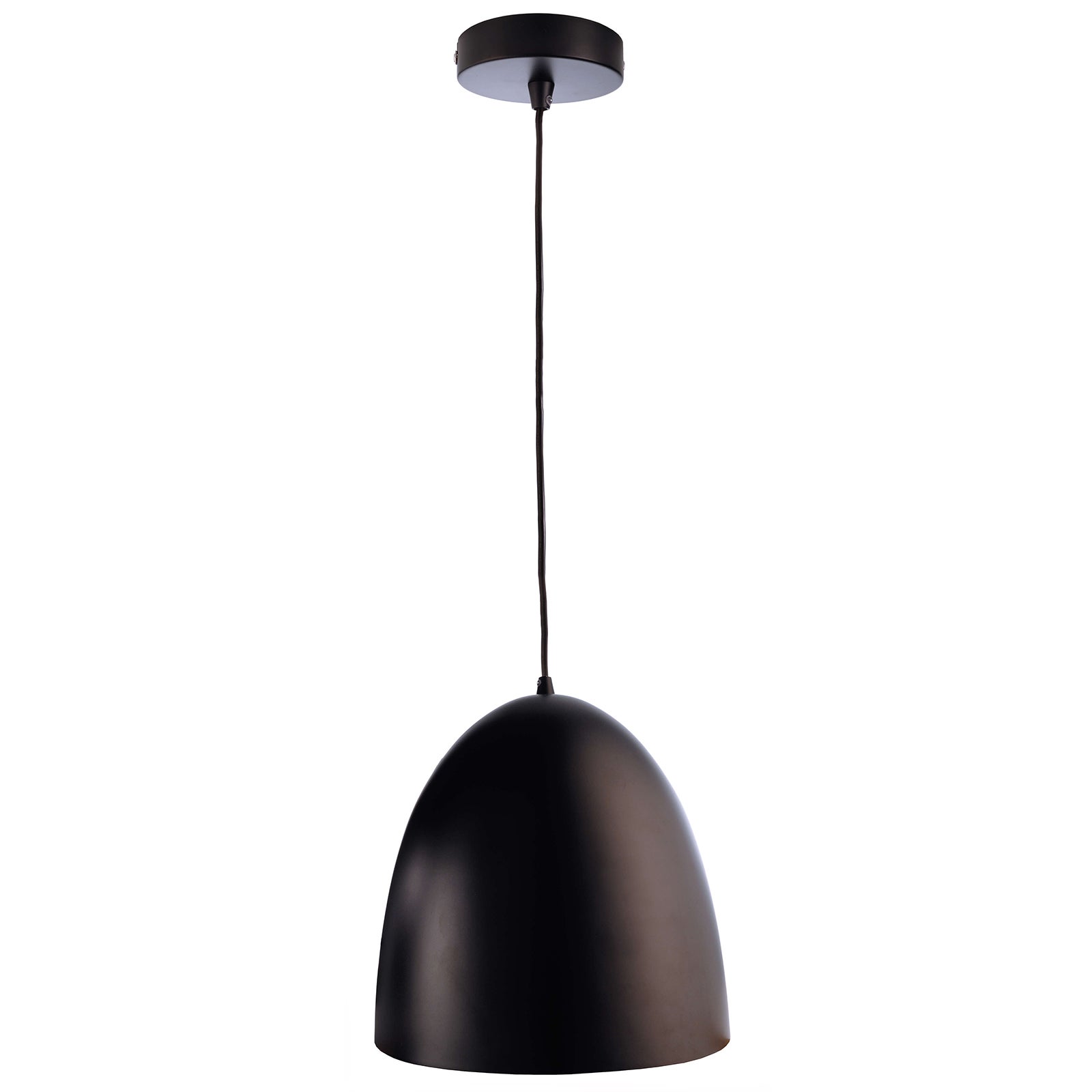 Żyrandol wiszący dzwonek LED 18 W E27 sufitowa lampa wisząca oświetlenie kuchnia bar pizzeria salon 230 V KOLOR CZARNY