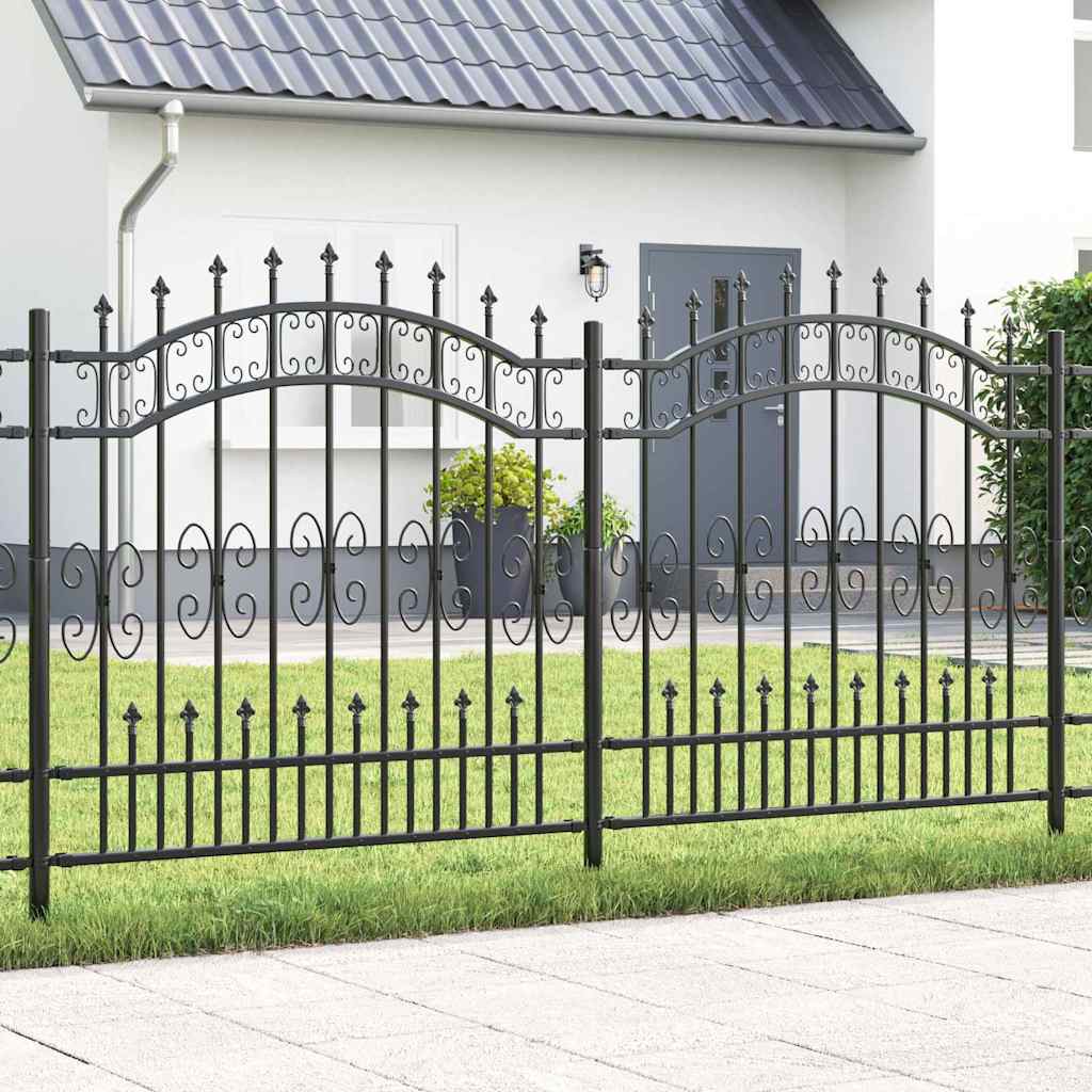 Ogrodzenie Ogrodowe Kampen Szary 240 x 166 cm vidaXL