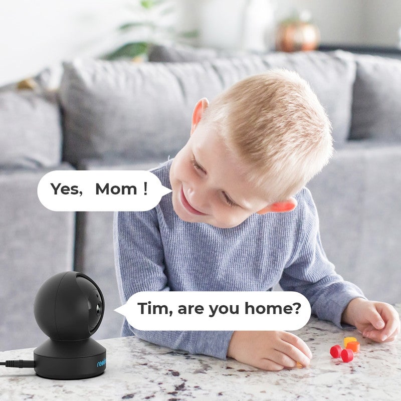 Caméra de surveillance 2K WiFi PT interieure filaire, Reolink, Noir - 3