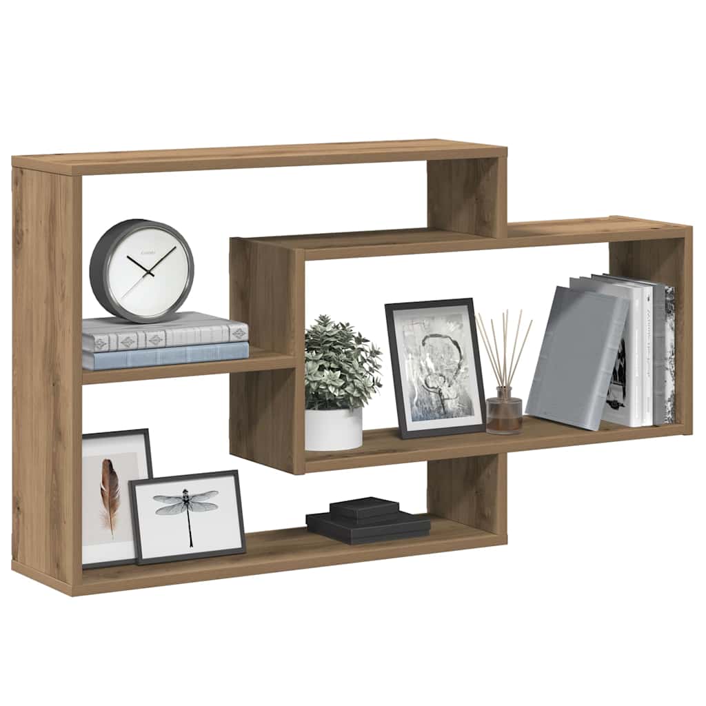 Étagère murale chêne artisanal 104x20x58,5 cm bois d'ingénierie- COMFORTXL - 2