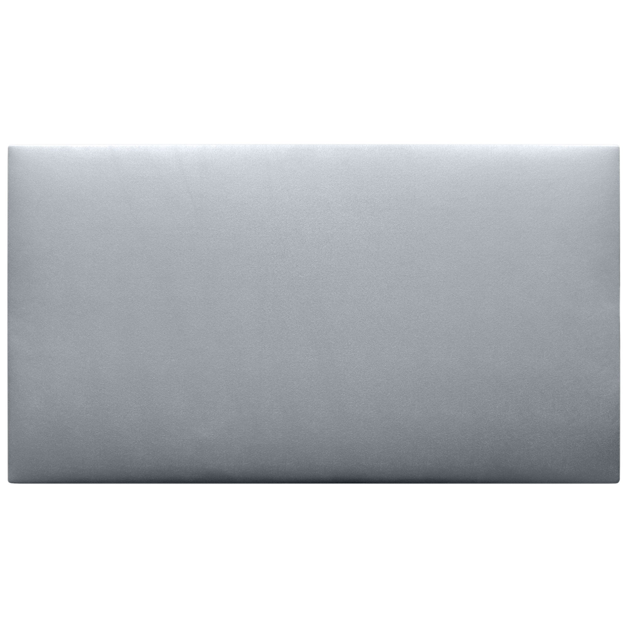 DHOME Cabecero de Polipiel Liso cabeceros Cabezal tapizado Cama (Polipiel Plata, 90cm (Camas 70/80/90)) - 3