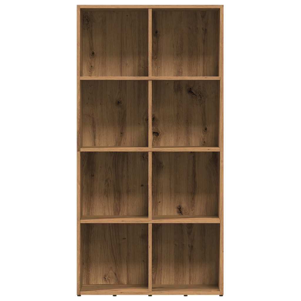 Bibliothèque | Armoire de livres | Meuble de Rangement chêne artisanal 66x30x130 cm bois d'ingénierie CFW166762 - 5