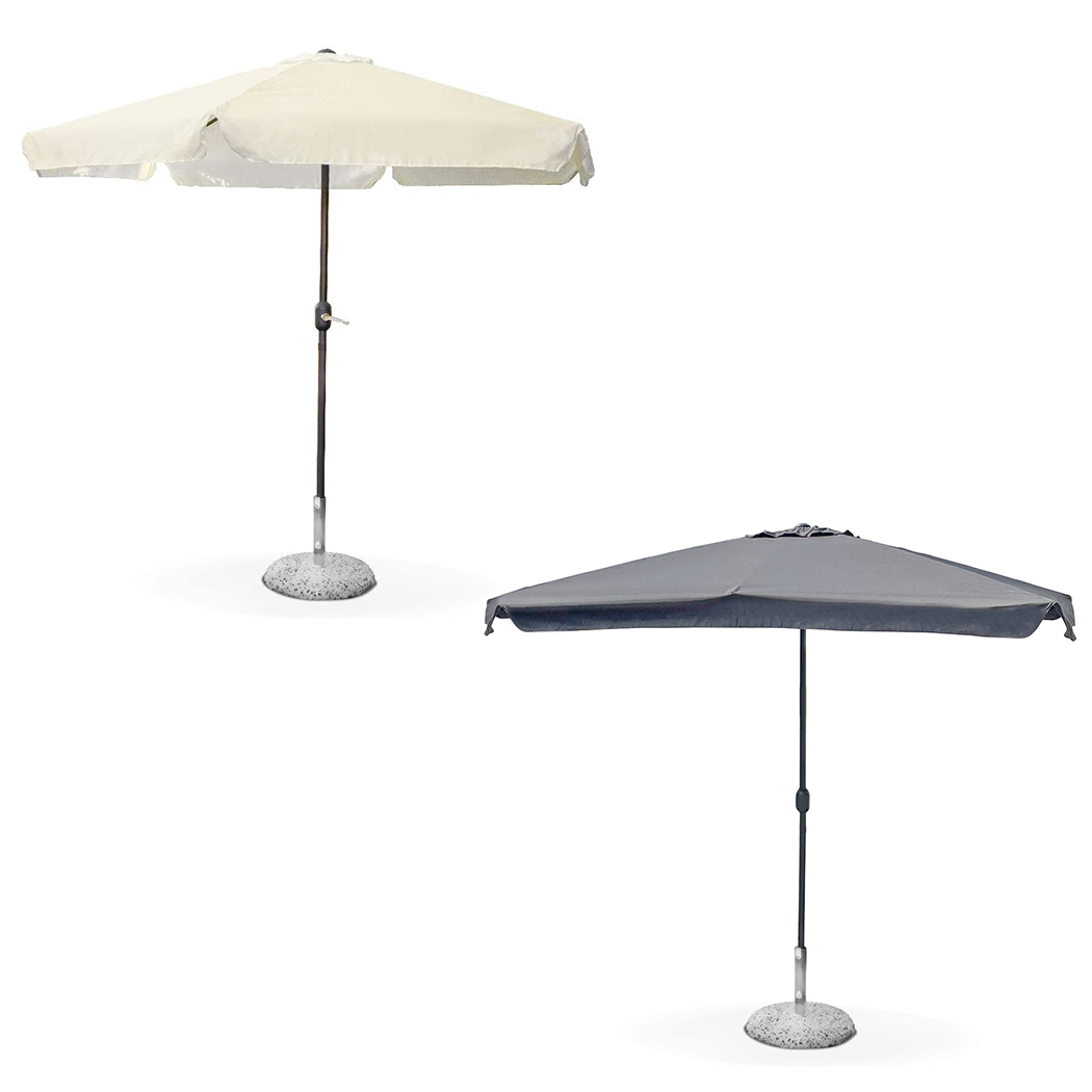 Parasol De Jardin 3 X 3 M Carré Avec Poteau De 48 Mm En