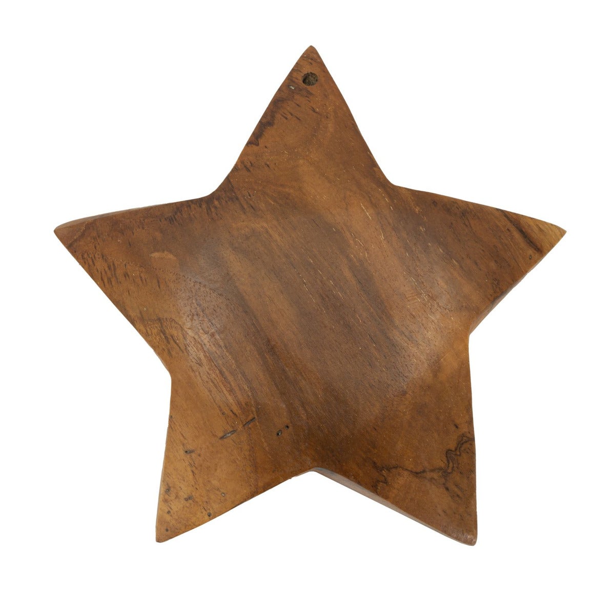 Rzeźba Star 1, Drewno, Brązowy, Seven Design