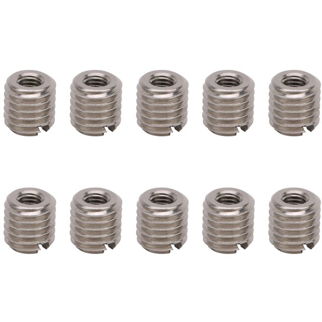 EZ LOK - 901024-20 Inserto Roscado EZ Lok De Zinc Con Brida Hexagonal Roscas Internas N 10 24 Longitud De 0787 Paquete De 50~p113639388