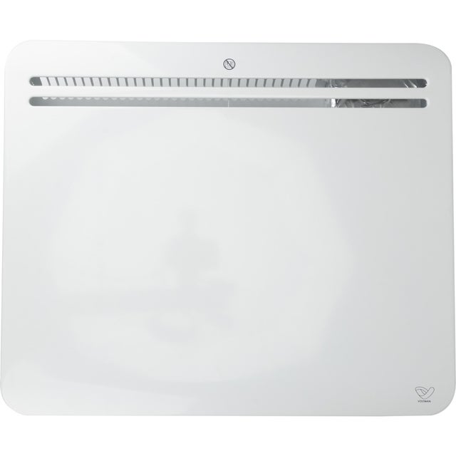 Chauffage connecté Wifi inertie sèche fonte - Blanc - 750W - Voltman