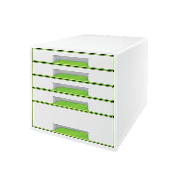 Module de classement pour bureau avec 5 tiroirs - Vert | Leroy Merlin