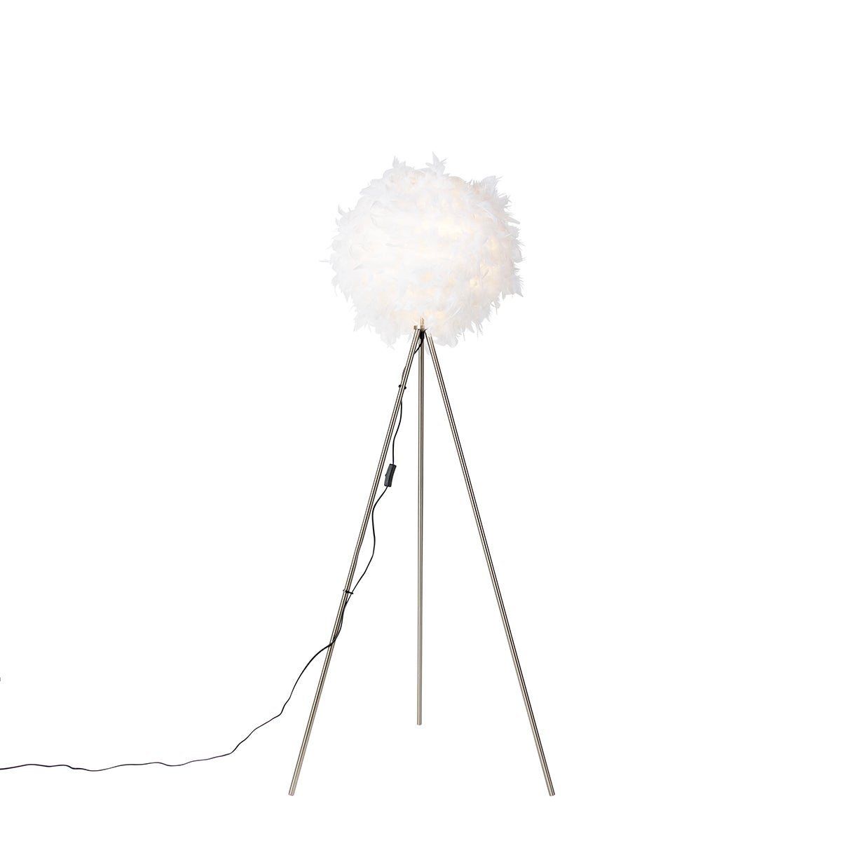 Inteligentna romantyczna lampa podłogowa biała w komplecie z Wi-Fi A60 - Feather