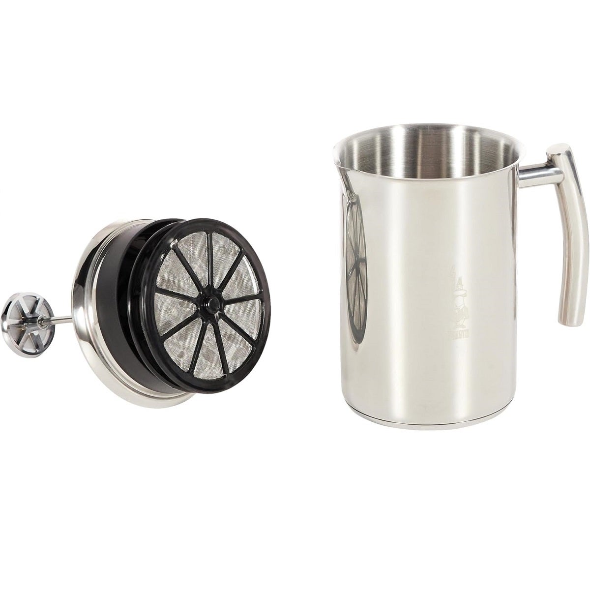 Bialetti 8006363027236 Mousseur à lait électrique portable et chauffe-lait métallique - 3