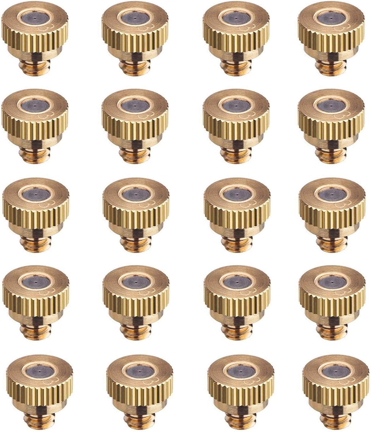 Sourcing Map Lot De 20 Buses De Brumisation En Laiton 0,8 Mm - 10/24 UNC Pour Système De Refroidissement Extérieur