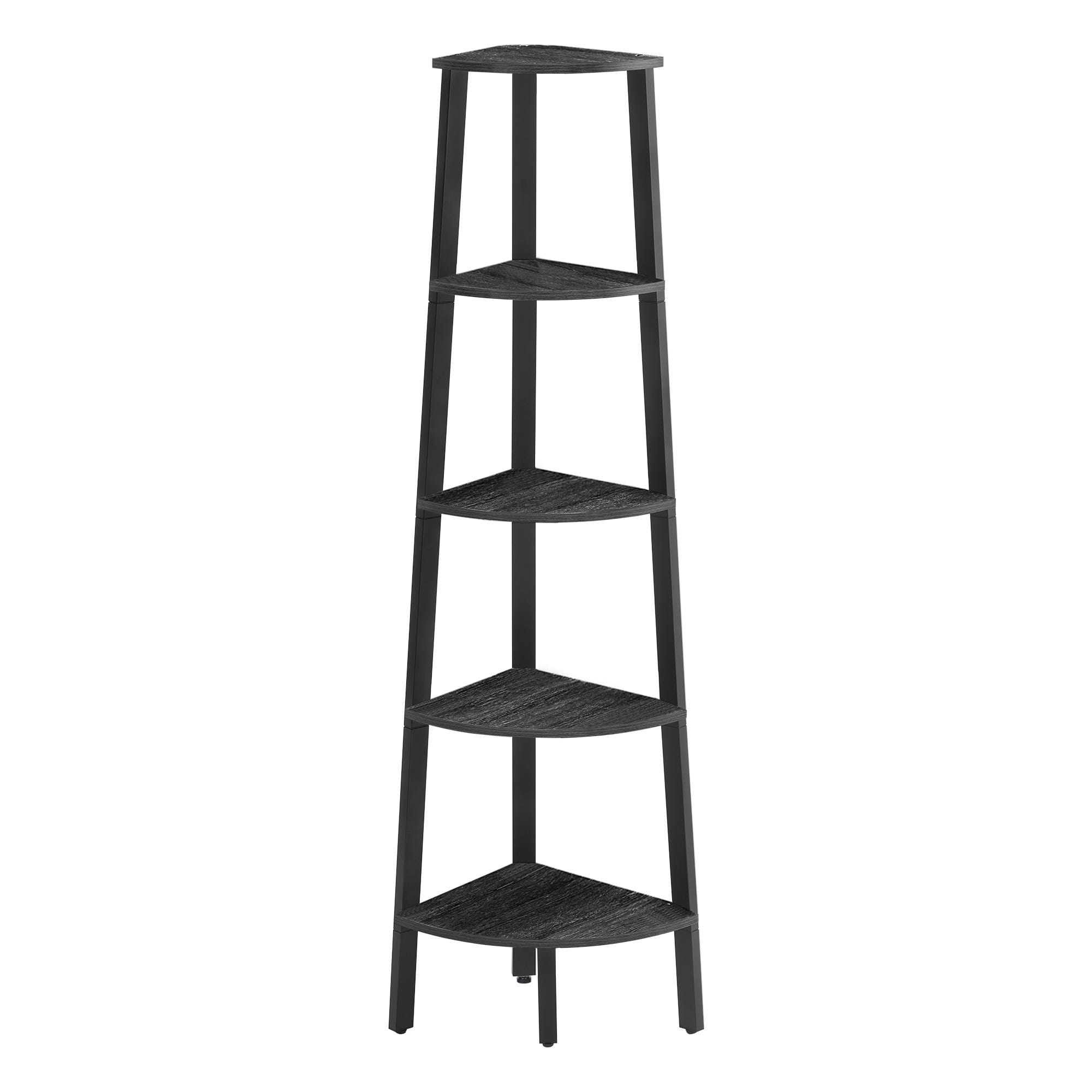 Scaffale angolare industriale a 4 livelli - L48,5 x H125 cm Scaffale angolare industriale a 4 livelli - L48,5 x H125 cm