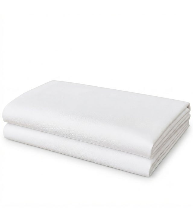 Drap Plat 100% Coton Hôtel 1 u. Lit 80/90 (160x300) Blancs