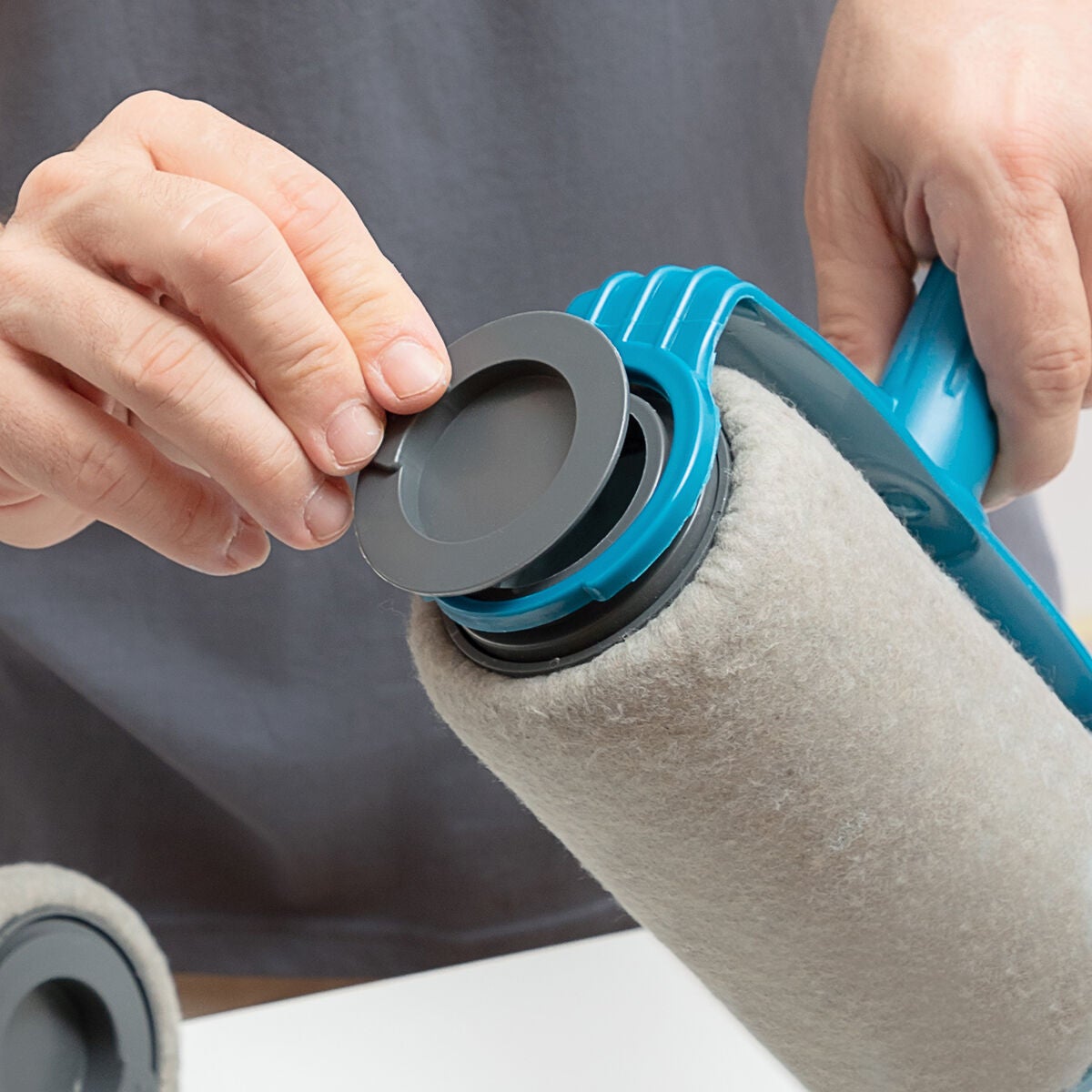 Ensemble de rouleaux de peinture anti-goutte rechargeables Roll'n'paint InnovaGoods 5 Pièces - 8