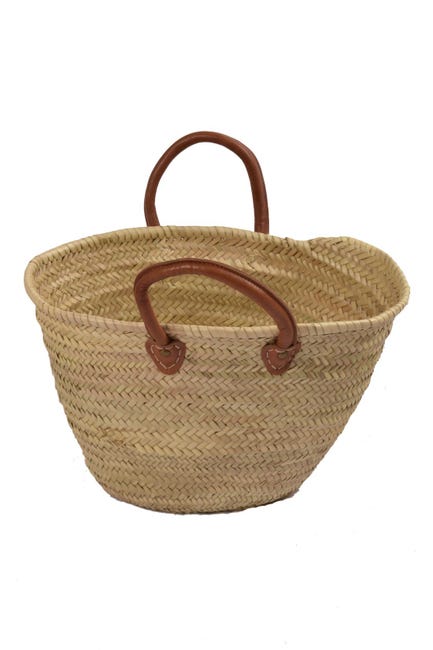 Bolsos Cestos Playa Mimbre Bolso De Mimbre Cesta De La Compra Con