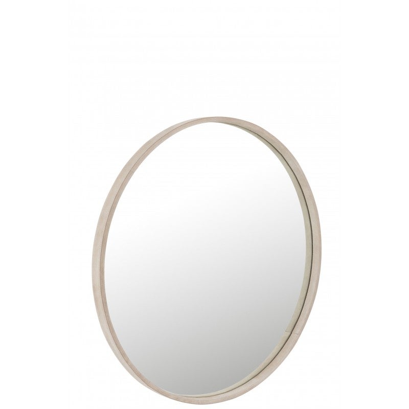 Miroir Rond Mural 50cm Avec Cadre Perles Métal – Déco Moderne Pour Salon, Chambre, Salle De Bain, Entrée - 8