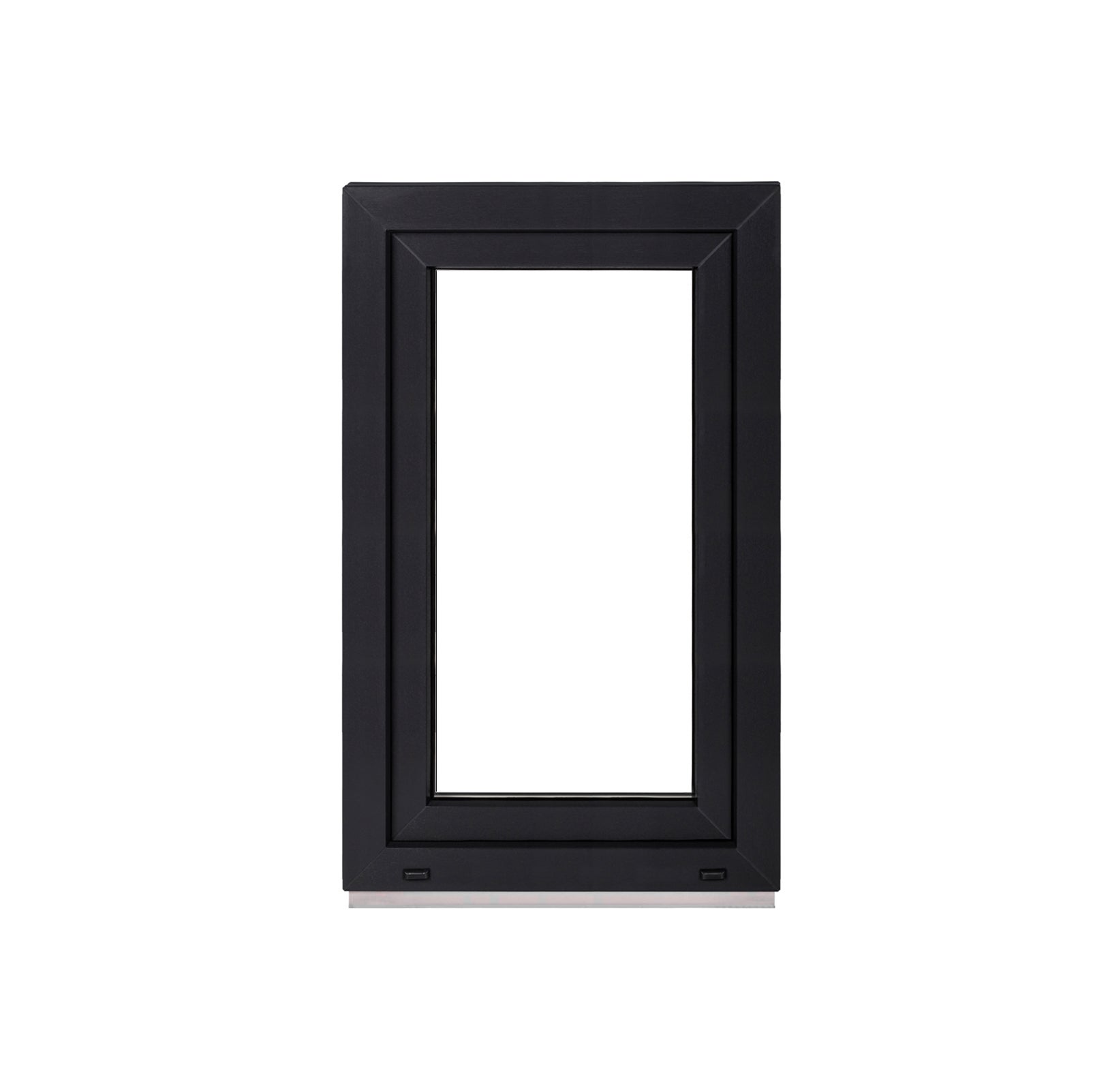 Fenêtre PVC Anthracite 40 x 60 cm (400 x 600 mm), pour Soussol, Double — free download