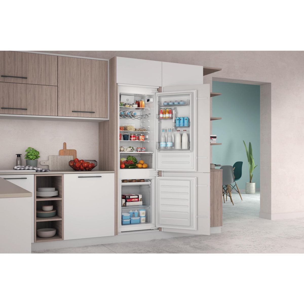 Réfrigérateur combiné encastrable INDESIT INCO18DC03 - 2