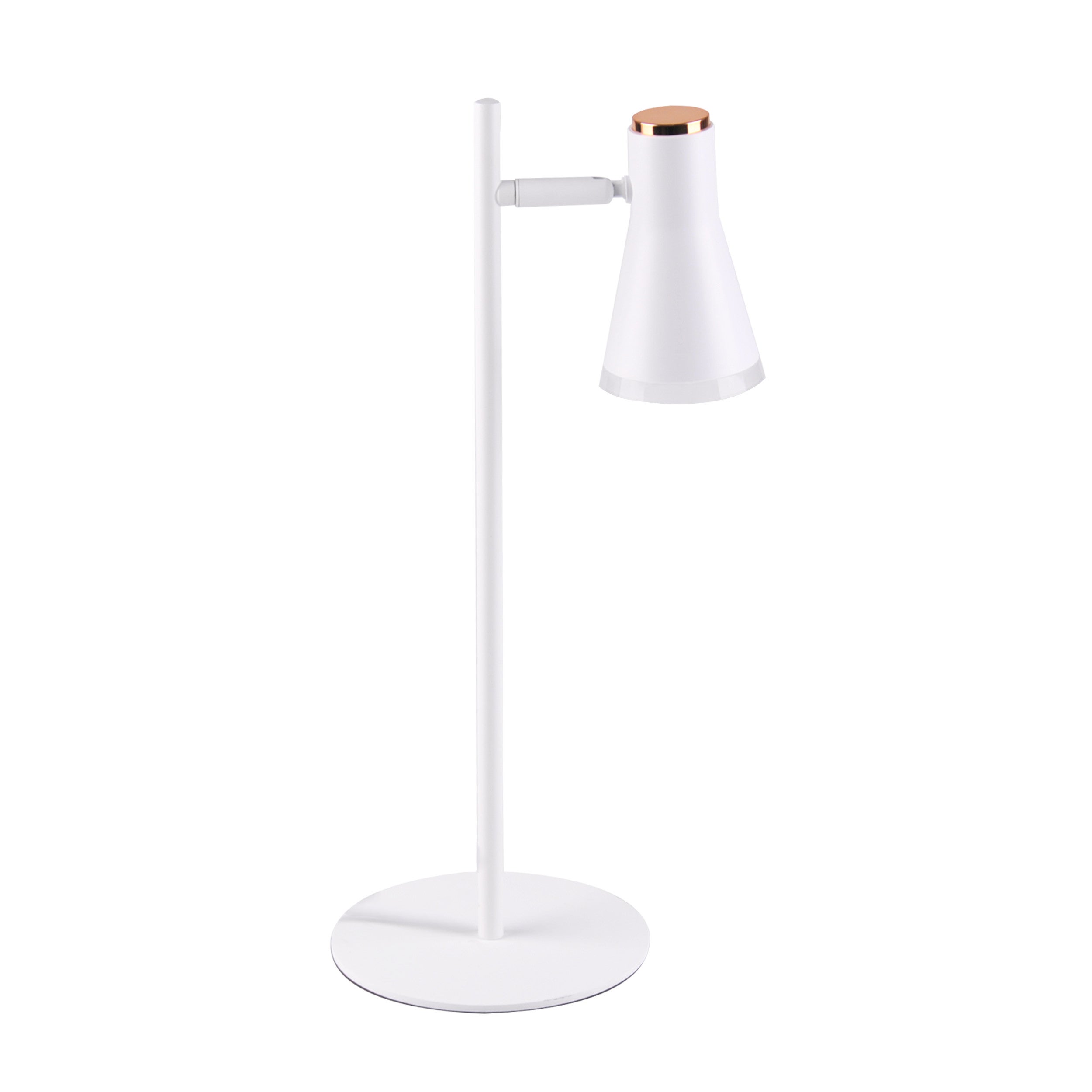 Lampa biurkowa Berg biała LED 4.2W 3000K 440lm wym: 44,6 x 20 x 15 cm tworzywo sztuczne Polux