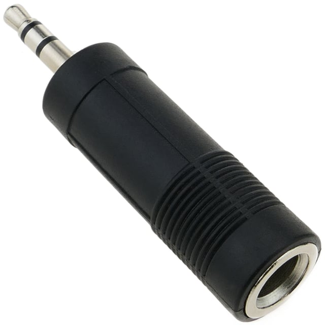 Adattatore da jack TRS femmina da 6,3 mm a minijack maschio da 3,5 mm per lettori audio stereo