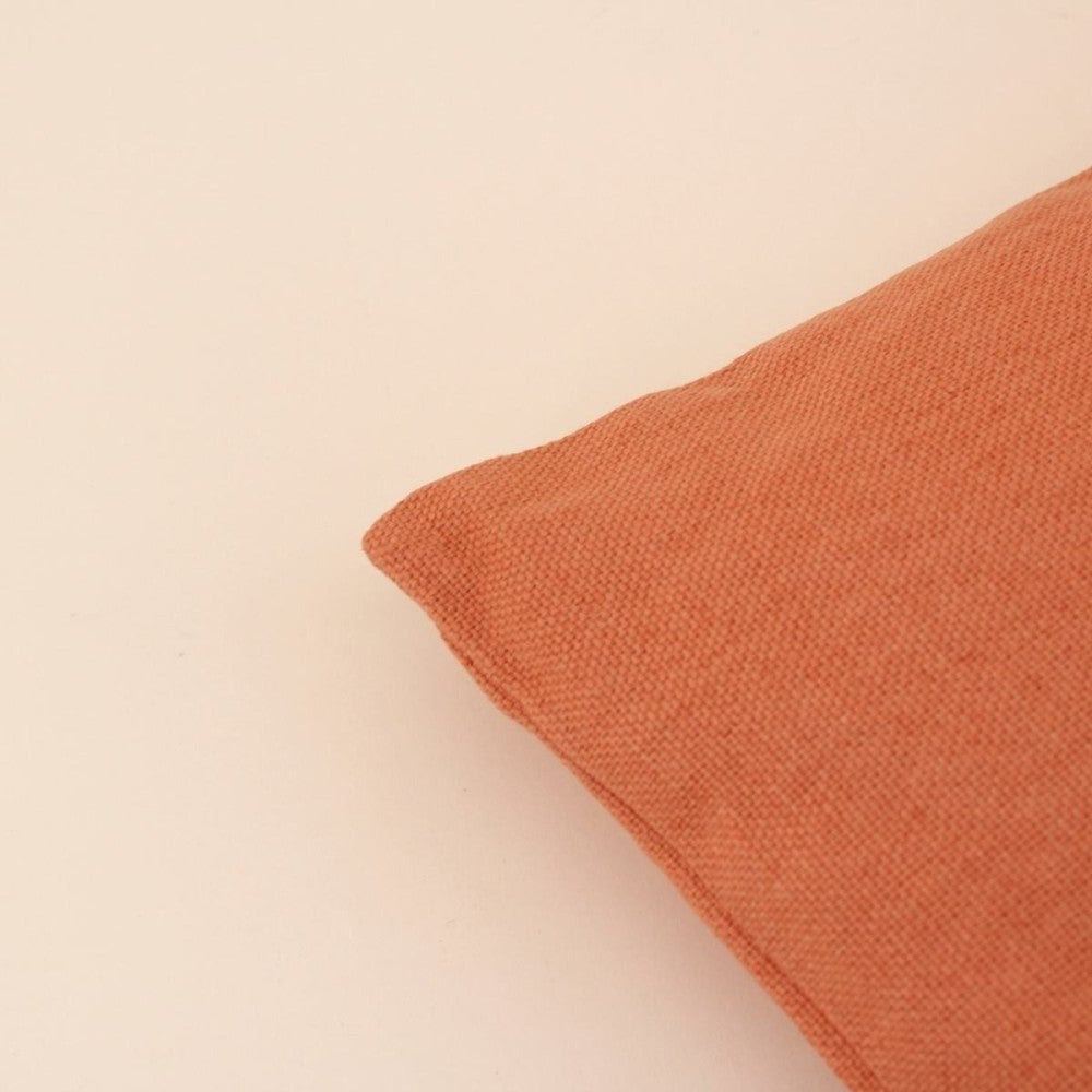 Matelas effet lin déperlant & anti-uv uni terracotta 60x120cm - Ornami - 2