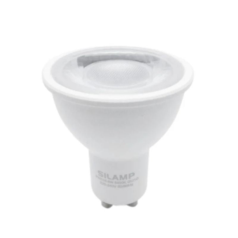 Bombilla LED GU10 regulable 8W 220V SMD2835 PAR16 60° (Pack de 10) - Blanco cálido 2300K - 3500K - SILAMP - 3