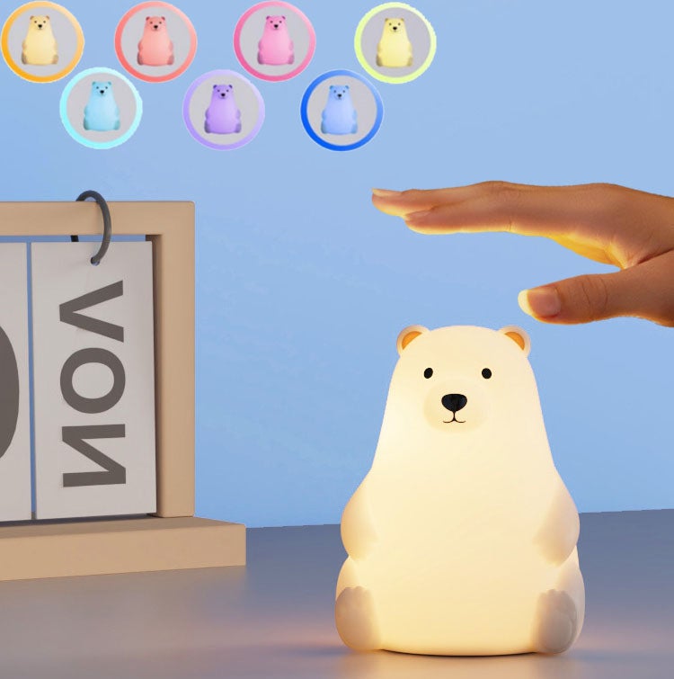 Luce notturna per bambini, simpatica luce notturna in silicone