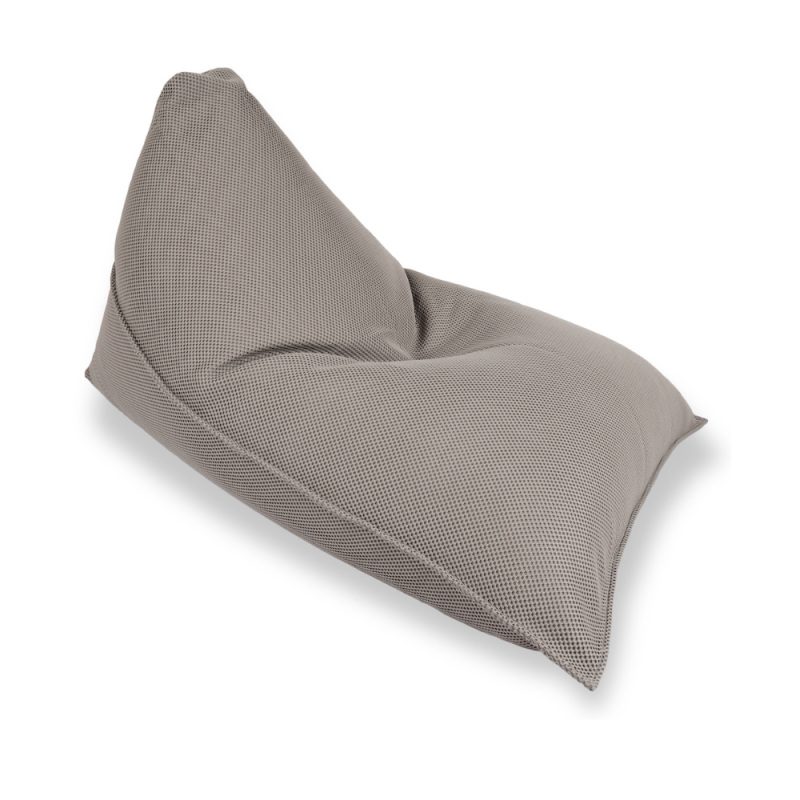Pouf piscine XL flottant 140x120x90 cm extérieur piscine terrasse jardin SANS billes gris (LBF140120-1) - 4