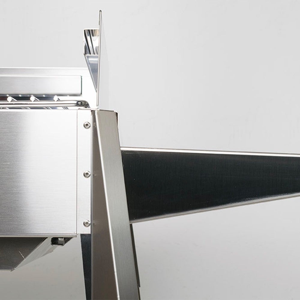 Lisa Forno Coperchio Per Barbecue A Carbone Etna E Etna Maxi In Acciaio Inox Luxury – Con Termometro E Vassoio, Made In Italy