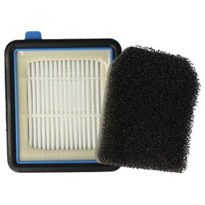 Vhbw Filtro Compatibile Con Electrolux AAM6101  910286619 Aspirapolvere Filtro Aria Di Scarico In Spugna Nero 83871359